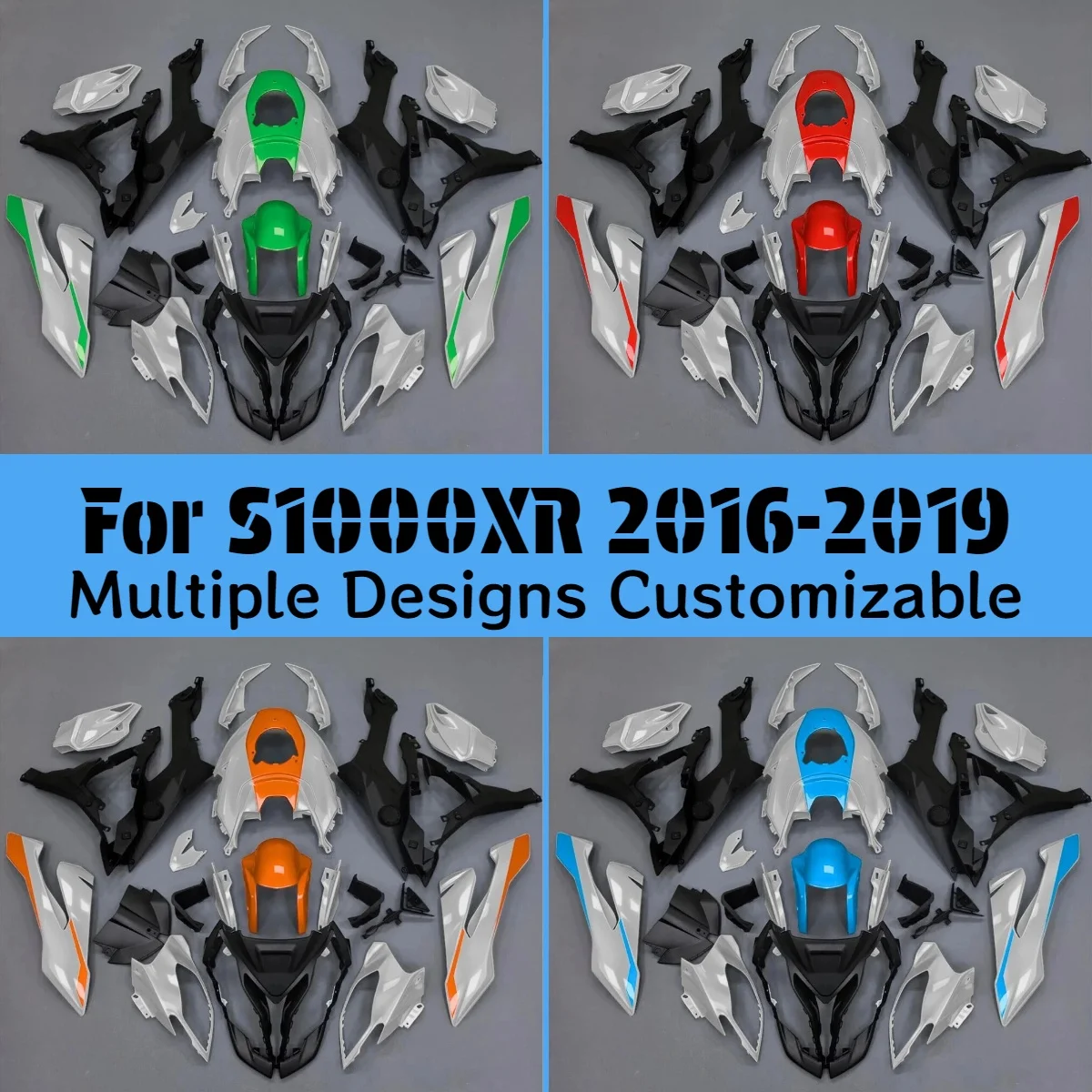 

For BMW 2015-2019 S 1000XR Moto Parts Fairing Kit S1000XR 15-19 Aftermarket Motorcycle Injection Fairings