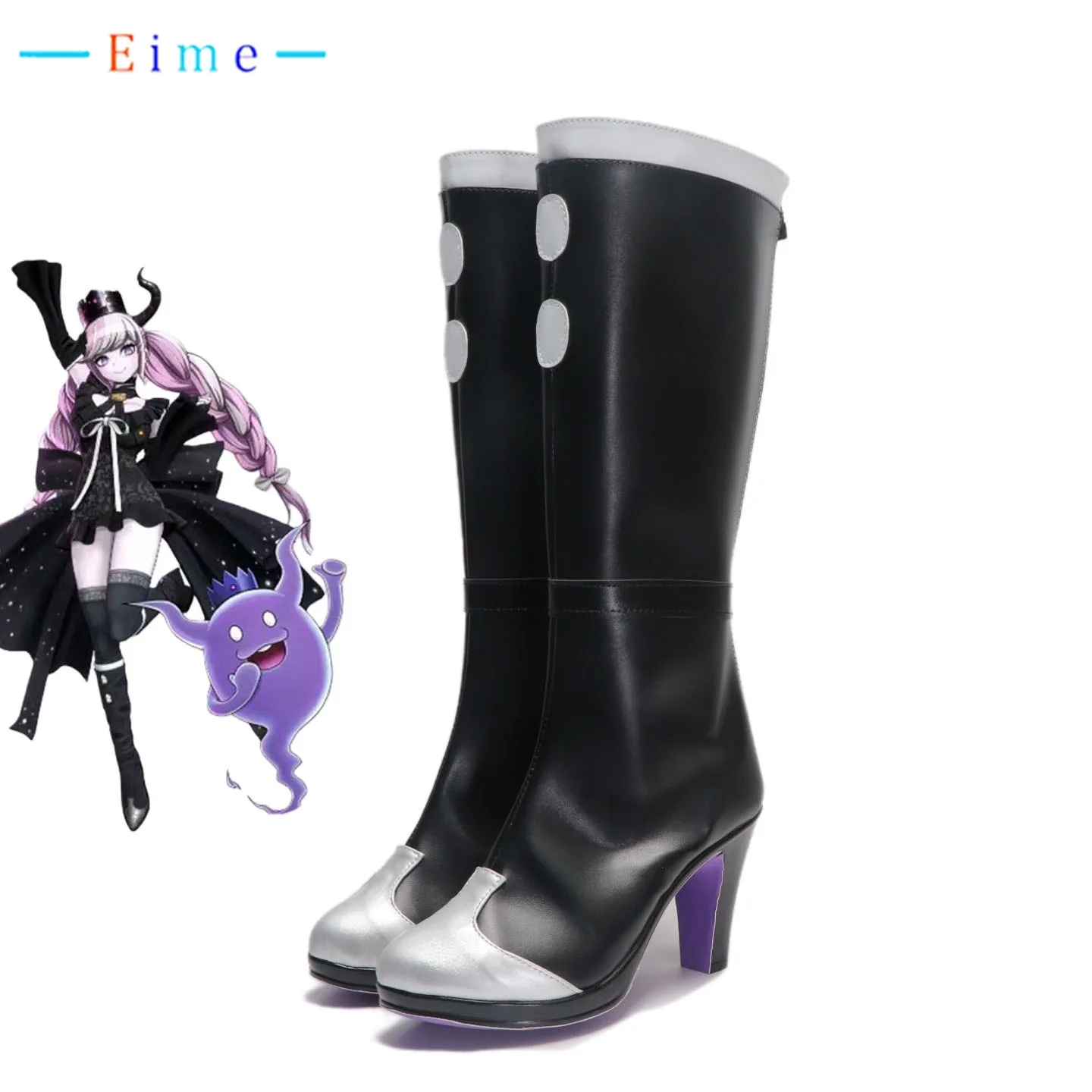 

Girl Shinigami Cosplay Shoes Game Master Detective Archives Rain Code Enigma Cosplay Props Halloween Carnival Boots Custom Made