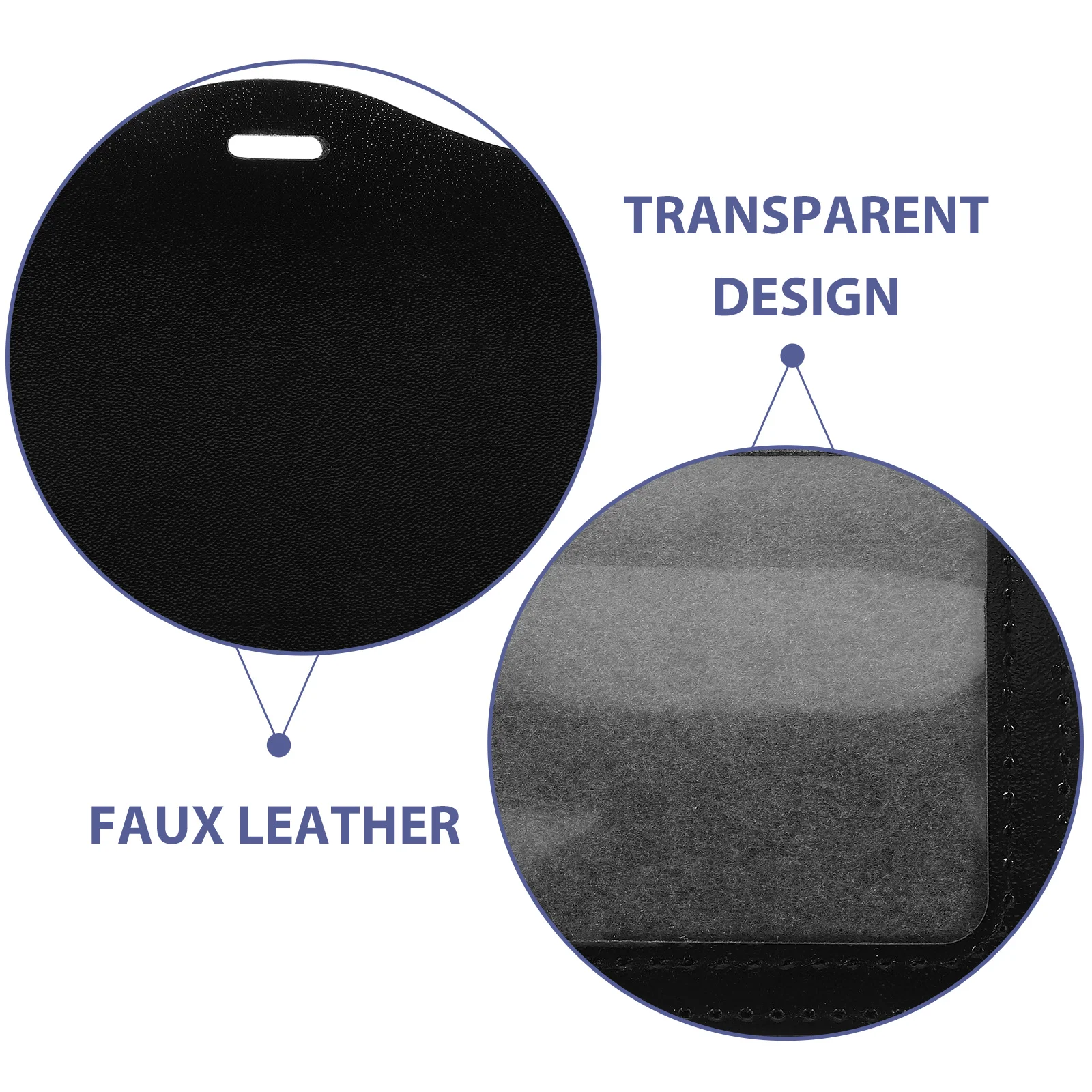 10 Pcs ID Card Holder Game Cards Covers Picture Transparent Name Clear Storage Sleeves