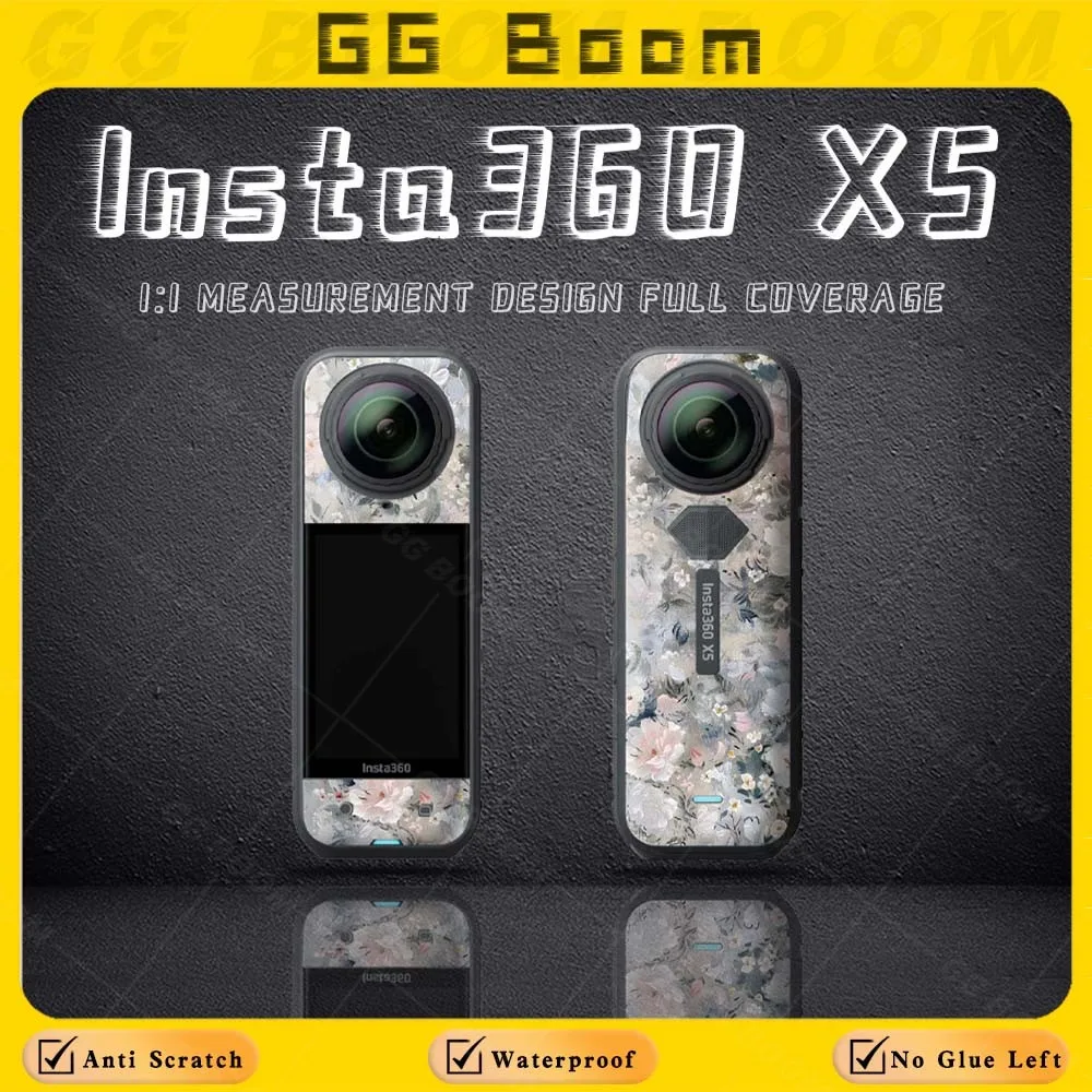 

Для Insta360 X5 insta360 x5 спортивная камера наклейка Декор аксессуары рамка тела защитная пленка против царапин водонепроницаемые наклейки