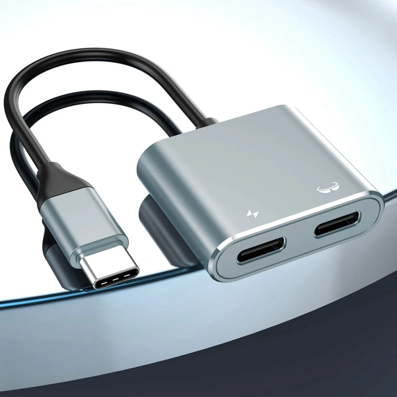 AA60-AR Glasses Docking Hub USB C Type-C Charging Adapter 100W Fast Charge For AIR/2 Models