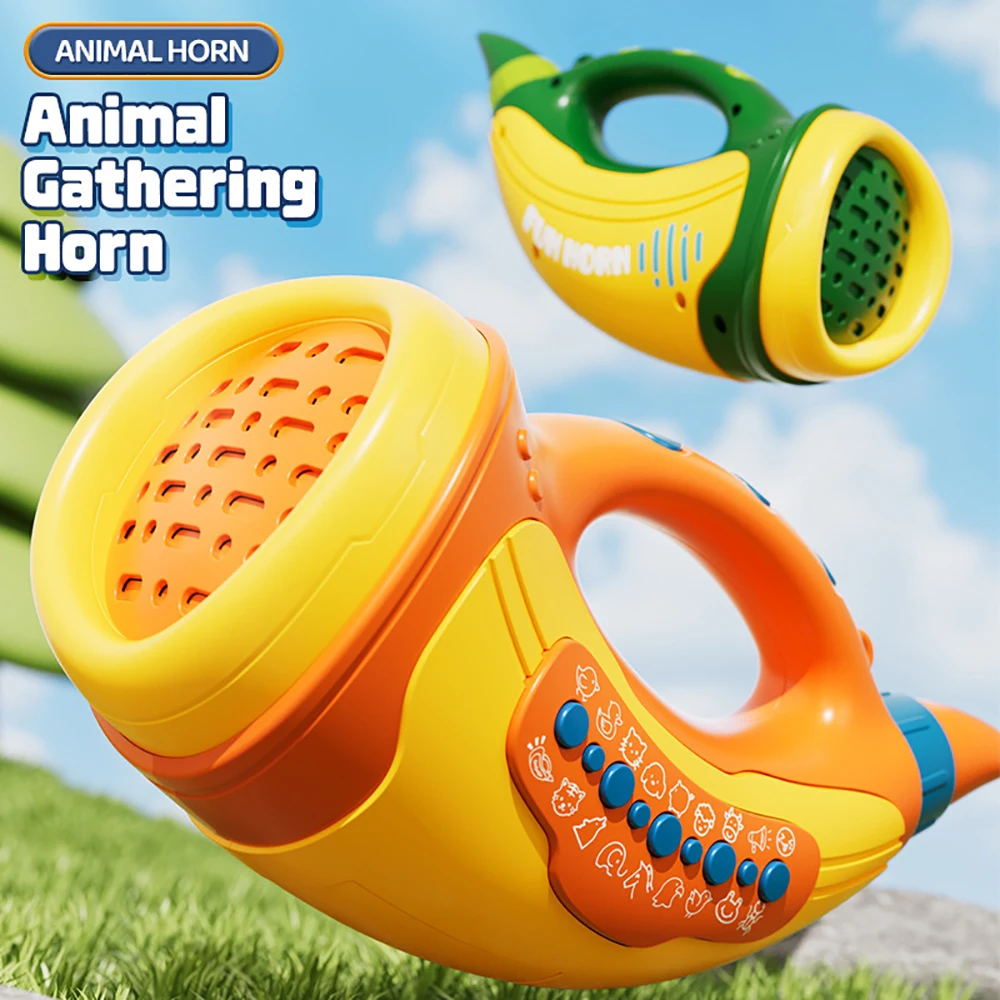 Chirden's Animal Sound Party Whistle Simulation Interactive Animals Rally Horn Toys with Straps Creativity Kids Instrument Toys