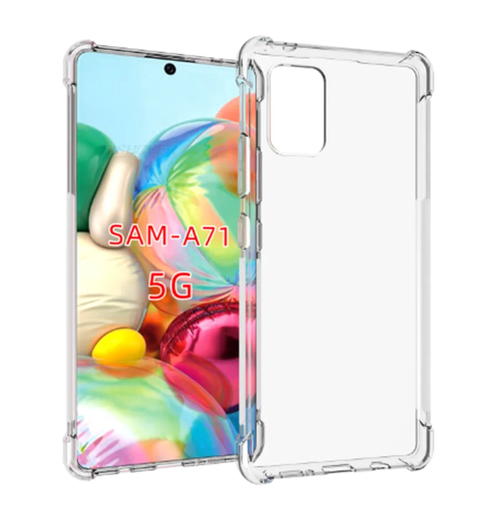 Soft Silicone Black Case For Samsung Galaxy A71 5G SM-A716B SM-A716U SM-A516N  Galaxy A51 5G Back Cover