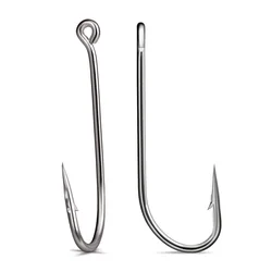 NGB 30-100PCS 2330 High Carbon Steel Fishing Hook Ringed KIRBY 5#-20# Barbed Single Lure Hook Sea Fishing Accessories