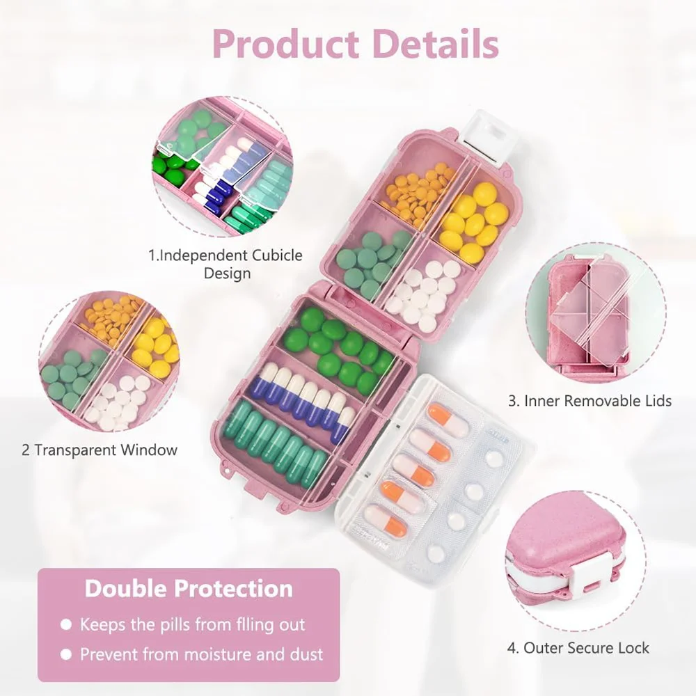 شخصية مخصصة اسم المخدرات الفرعية التعبئة والتغليف حقيبة للتخزين صندوق صيدلية الطوارئ صندوق دواء الطب الفيتامينات الحاويات #5