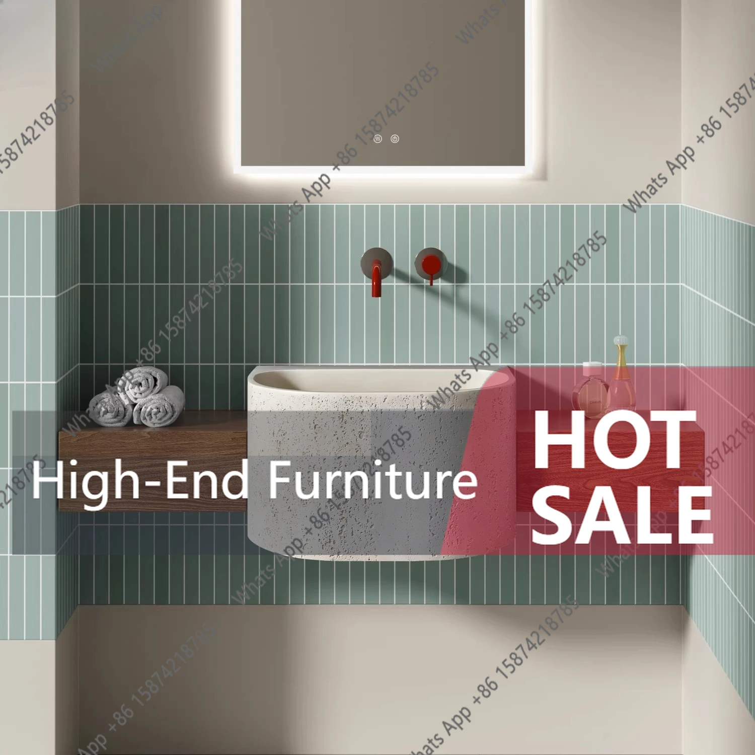 

eF Medieval bathroom cabinet combination wall-mounted washbasin integrated basin hand washbasin hotel homestay pool