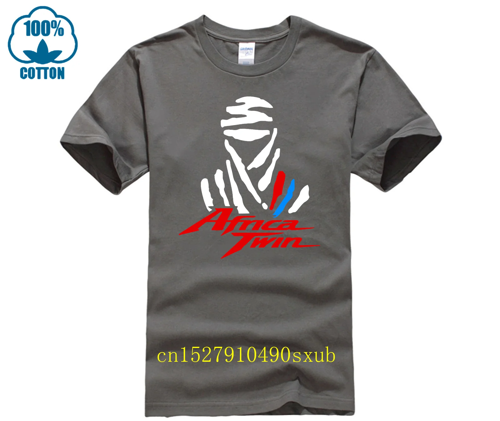 2024 New Summer Style 100% Cotton O Neck T-shirt Uomo Maglietta Hon Africa Twin Crf 750 F Adventure Sports Paris