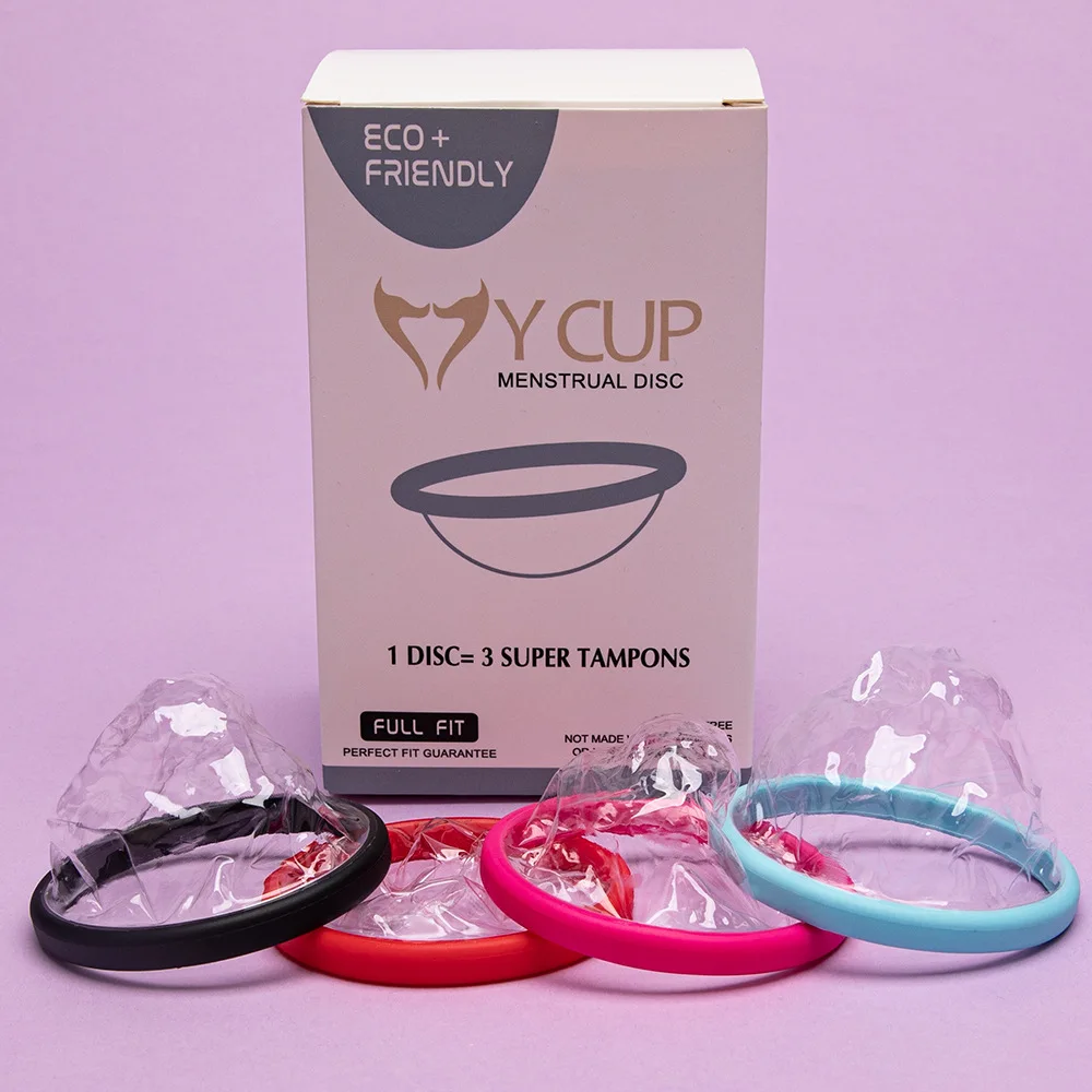 

Silicone Disposable Menstrual Disc Disposable Menstrual Ring Women's Menstruall Cycle Replacement Cup Personal Health Care