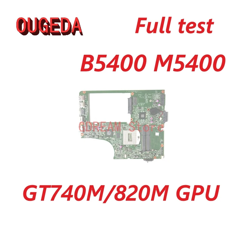 

OUGEDA DA0BM5MB8D0 For Lenovo B5400 M5400 Laptop Motherboard HM86 Chipest GT740M/820M GPU DDR3 Mainboard Full tested