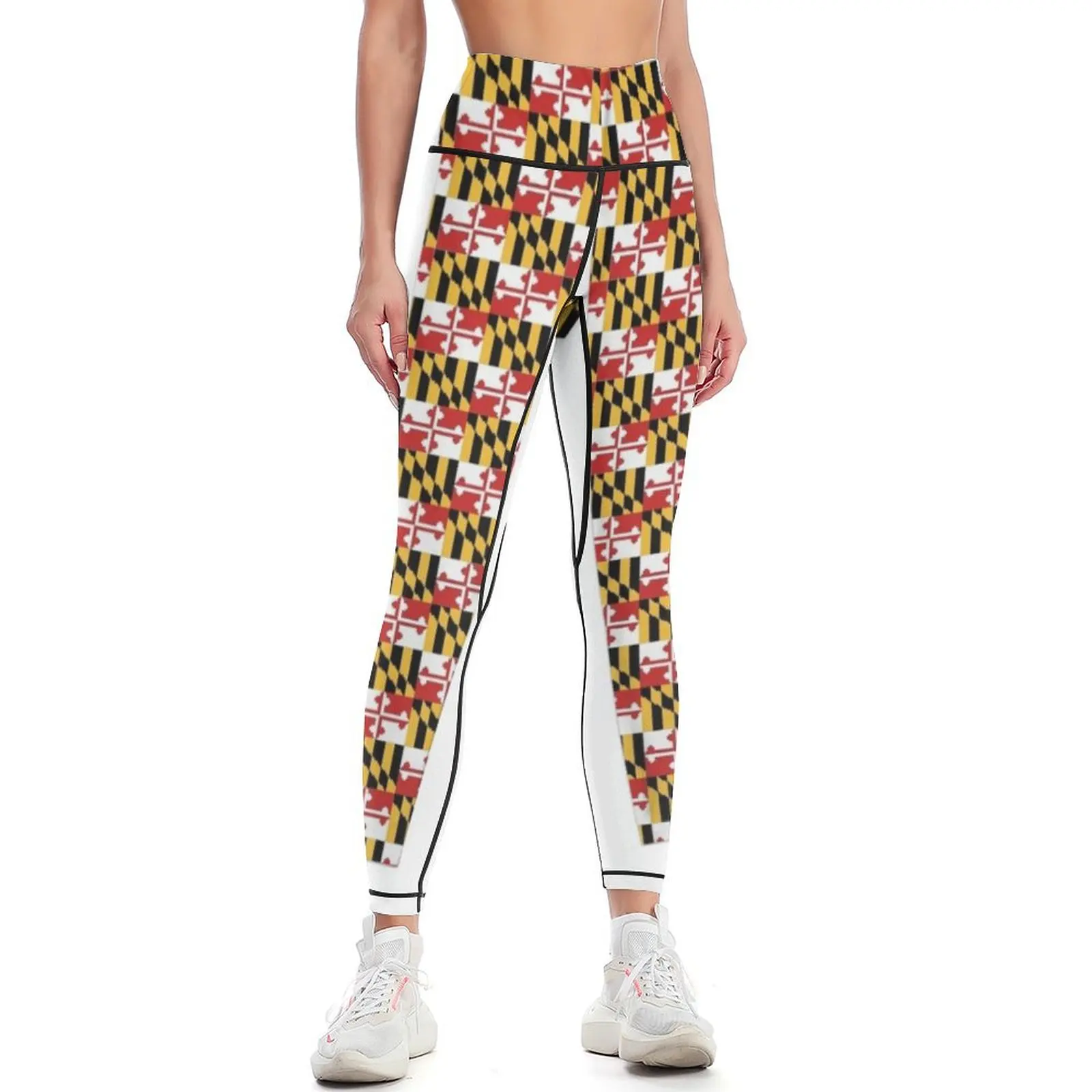 

Maryland Flag Pride Leggings Legging sport Jogger pants jogging pants Clothing fitness Womens Leggings