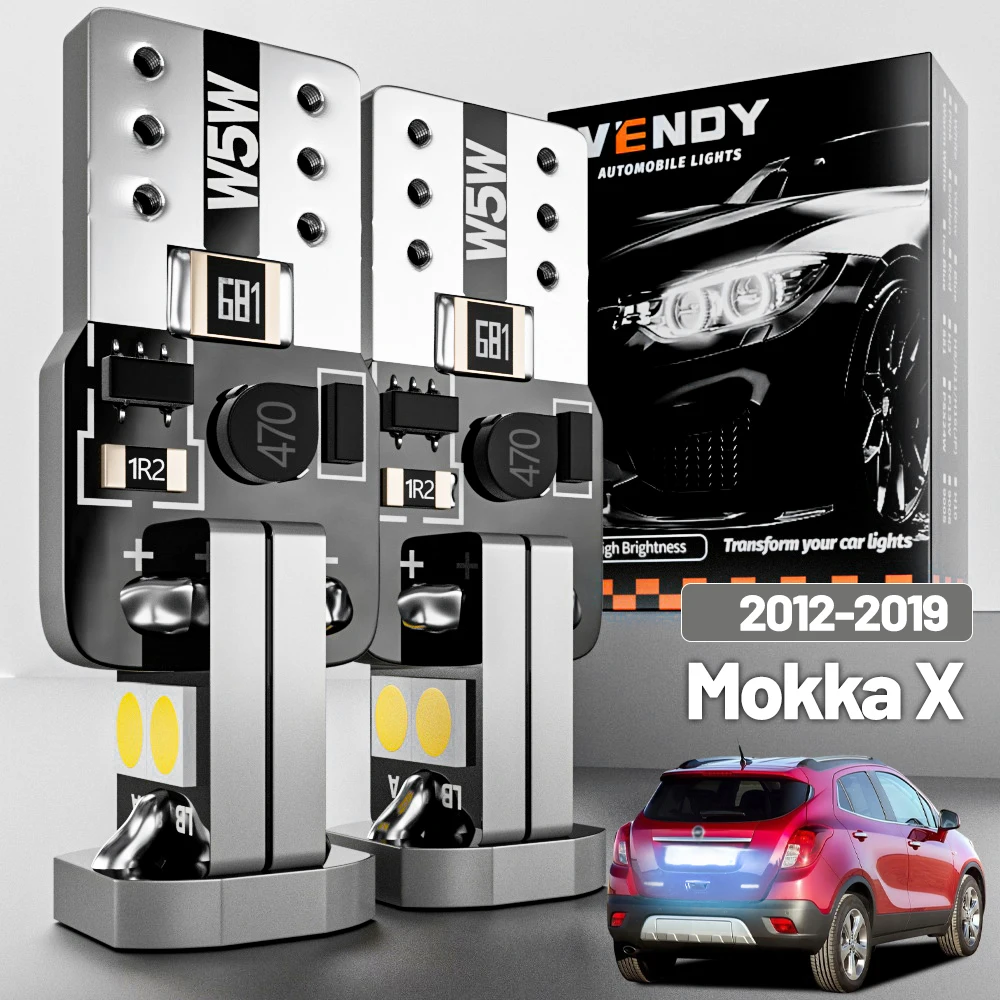 

2 шт. светодиодный светильник номерного знака для Opel Mokka X 2012-2019 2013 2014 2015 2016 2017 2018 аксессуары Canbus