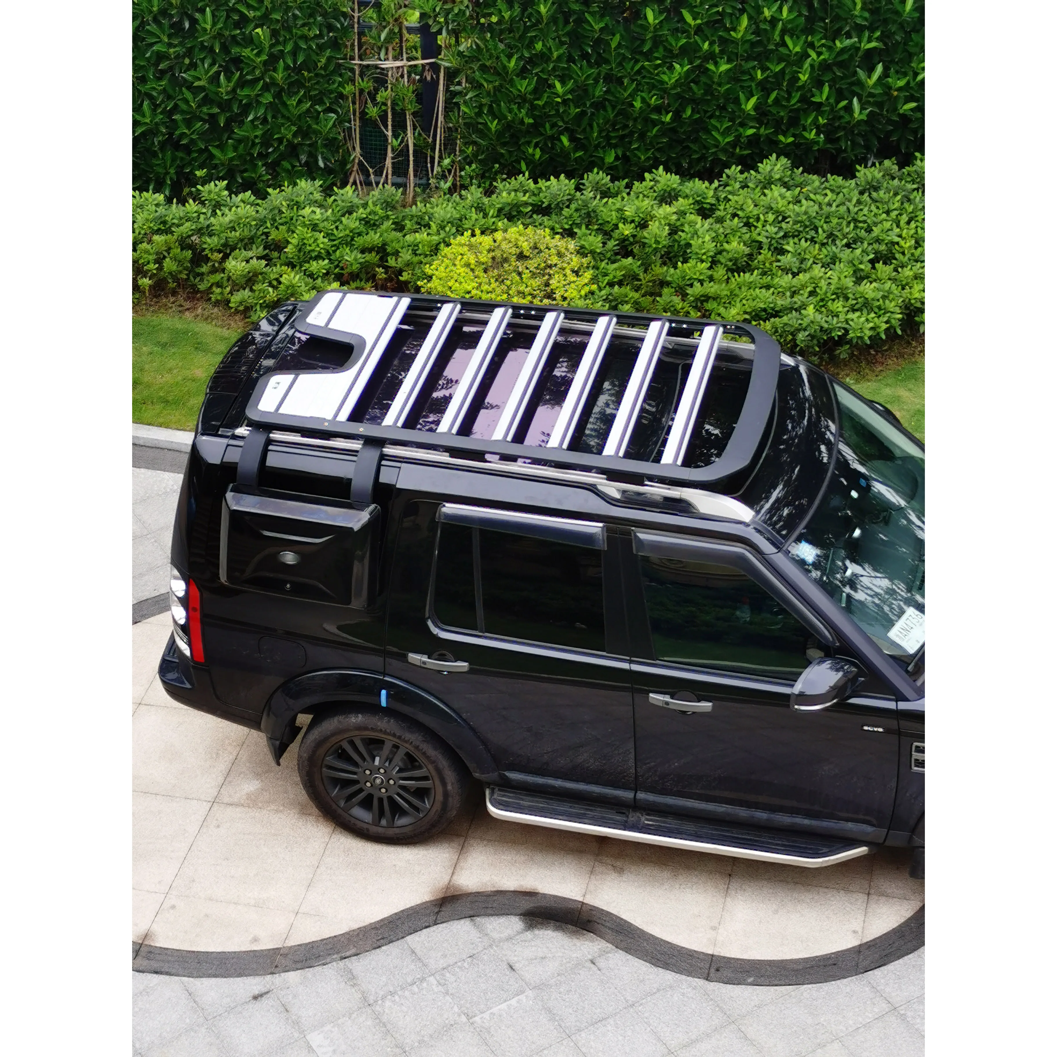 

Rack Carrier Basket Roof Basket Iron Steel Roof Rack Luggage for Land Rover Discovery 3 Steel Roof Rack 2010 2016