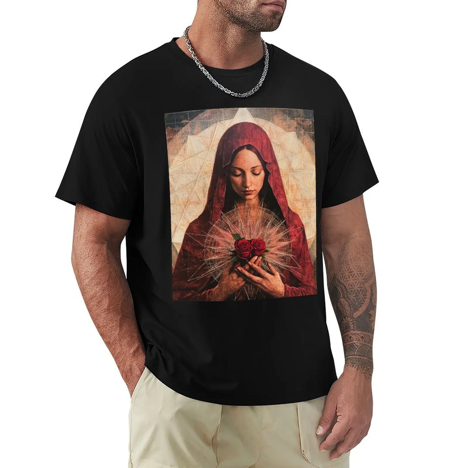 

Maria Magdalena T-Shirt cotton graphic tees anime figures t shirts for men graphic