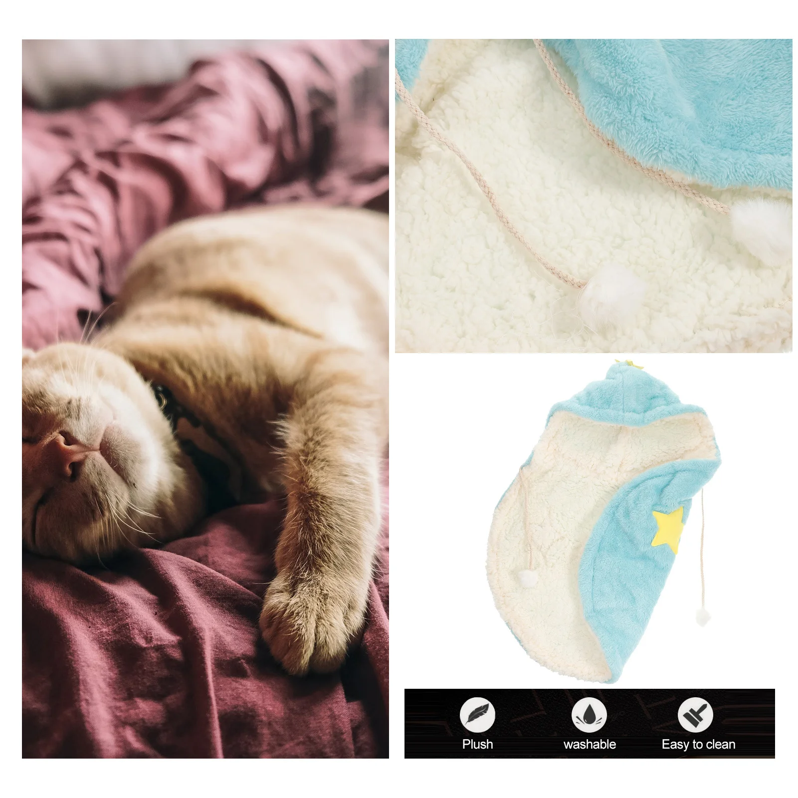 

Thick Soft Winter Pet Cloak Warm Dog Cape for Cold Weather Walking Jogging Party Supplies Pet Cape Dog Cloak Puppy Poncho