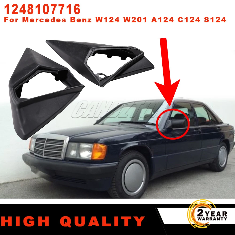 

Для Mercedes E Class W124 W201 A124 C124 S124 LHD Новое крыло, резиновые уплотнения бокового зеркала, 1 пара L + R 1248107716, автомобильные аксессуары