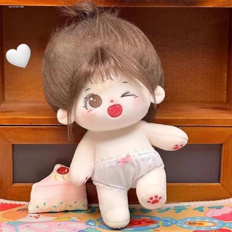 ผ้าฝ้ายตุ๊กตาชุดชั้นในกางเกงเสื้อผ้าแฟชั่นสําหรับ 15-20 ซม.ตุ๊กตากางเกงยีนส์สําหรับ Ob11 1/12 BJD ตุ๊กตาเสื้อผ้าอุปกรณ์เสริม