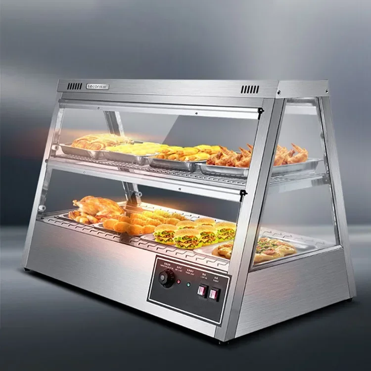 Astar Fast Food Kitchen Equipment Hot Food Display Warmers Showcase for Sale