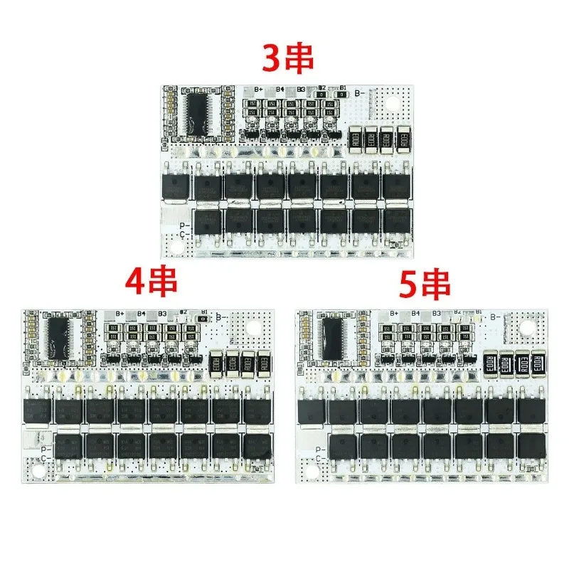 3S 4S 5S BMS 12V 21V 100A Li-ion LMO Ternary Lithium Battery Protection Circuit Board Li-POLYMER Balance Charging Board Module