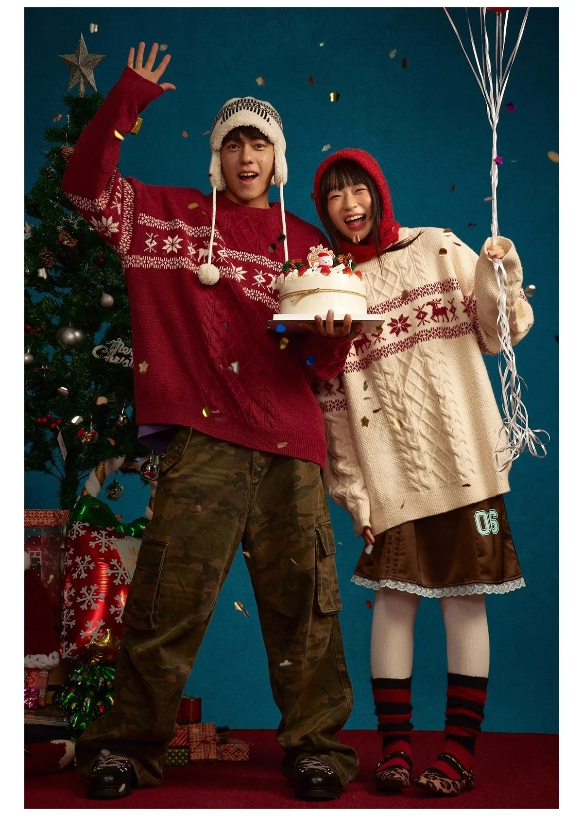 

Новый шикарный рождественский жаккардовый свитер с оленем, трикотаж для мужчин и женщин, повседневный мягкий пуловер с круглым вырезом, осень-зима, плотные модные топы для пар