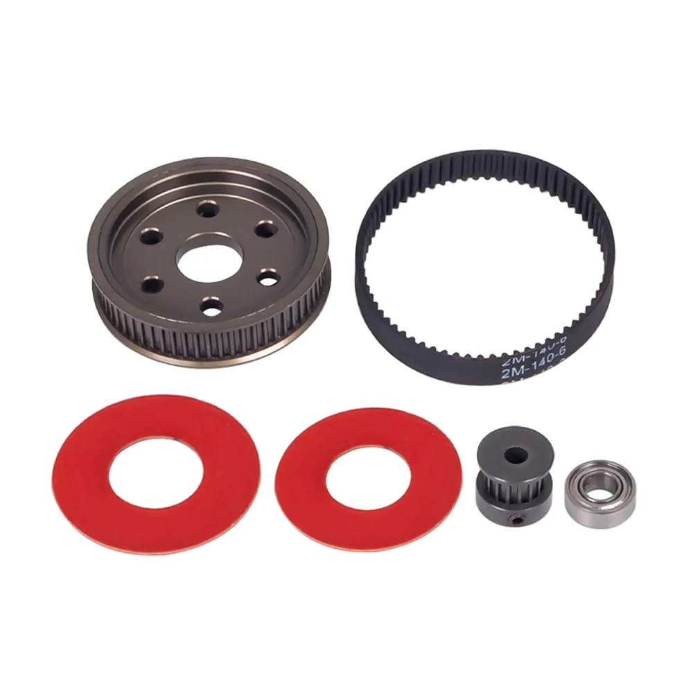 

3.17/5.0 Low Noise Belt Drive Conversion Kit Transmission Gears System for 1/10 RC Crawler Car Axial SCX10 II 90046 Upgrade Part