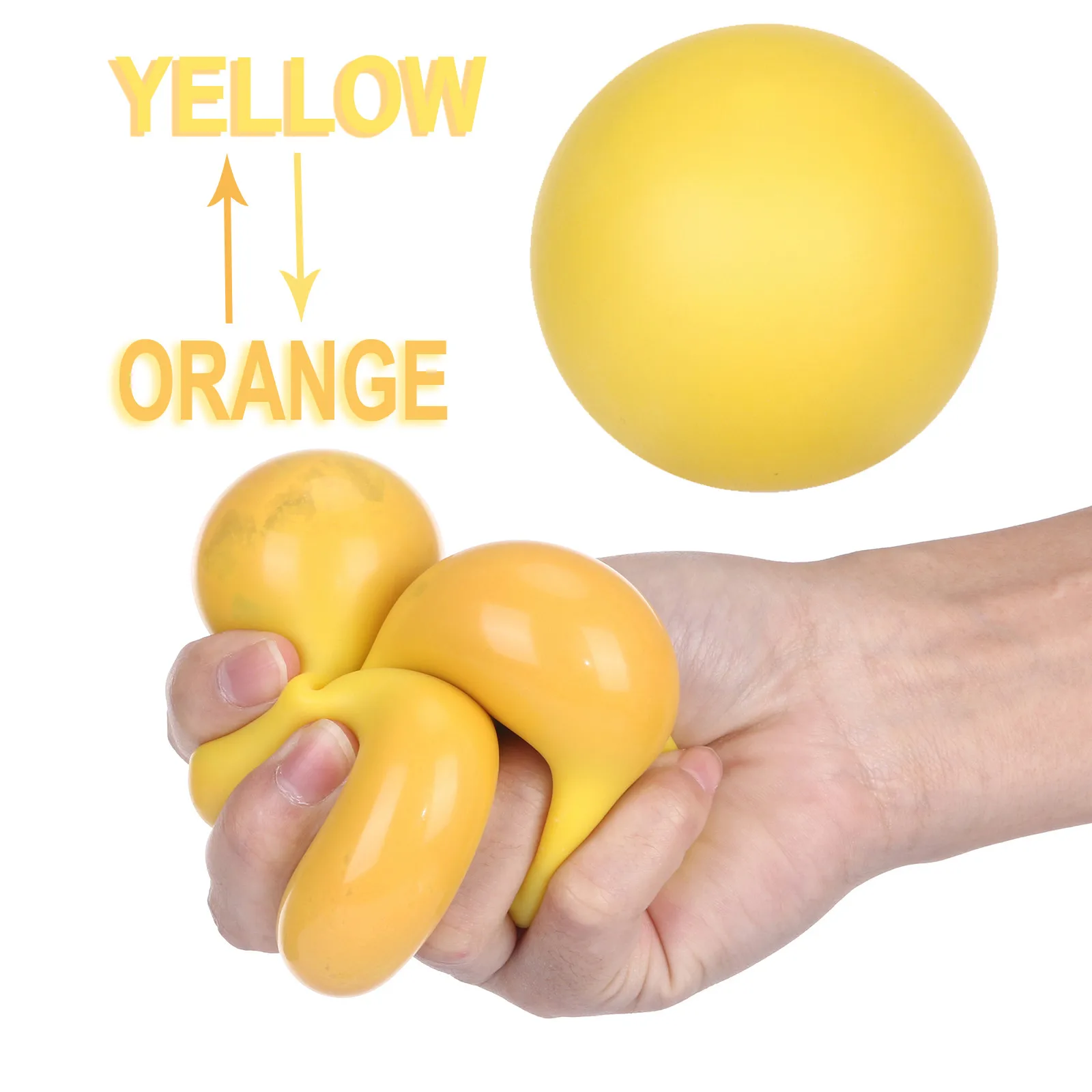 Stress Relief change colour Squeezing Balls for Kids and Adults Toy