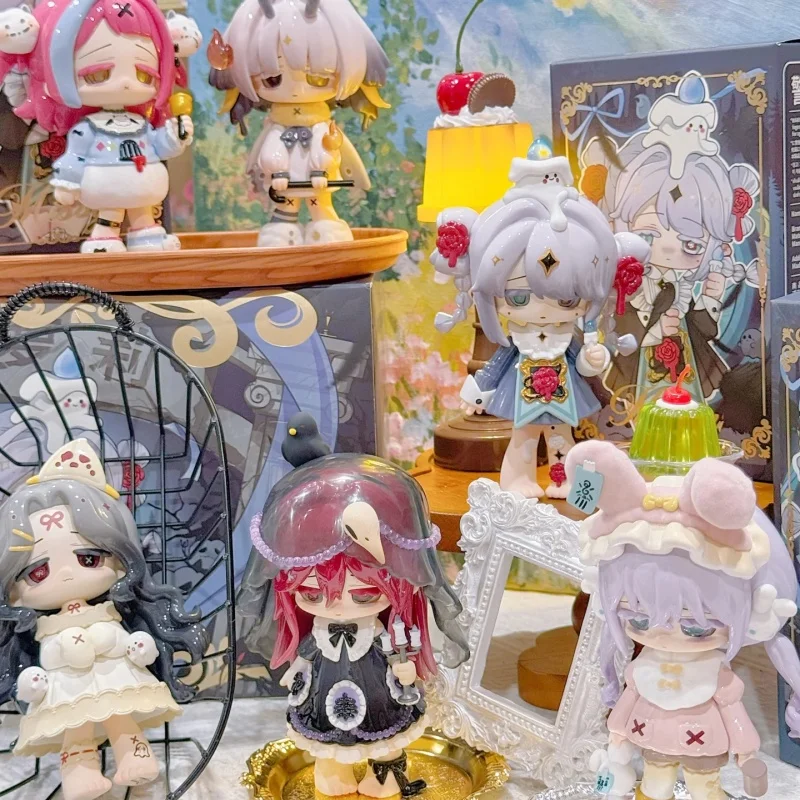 

В наличии Missy Sweet Mourning Lolita Crow Paradise Series слепая коробка милый настольный экшн аниме фигурка украшения подарки модель игрушки