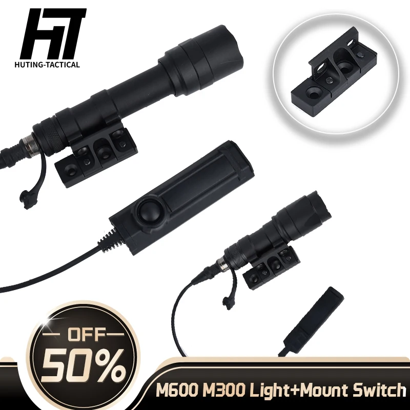 

Surefir M300 M600 Mini Scout Light SF M300A M300U Weapon Powerful Flashlight Tactical Hunting Gun Dual Function Switch Mlok Keym