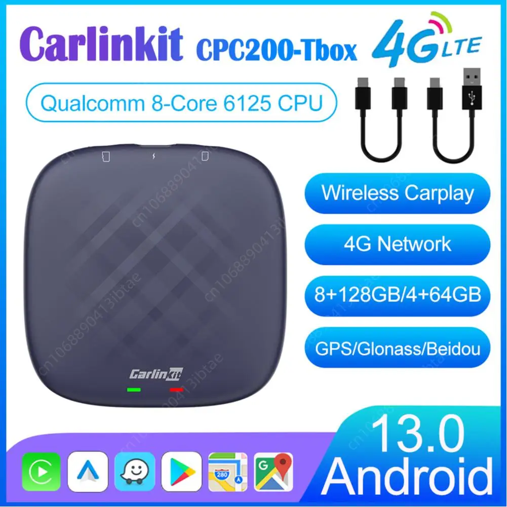 Carlinkit CPC200 Tbox PLUS 8GB/128GB 美品 2023 Carlinkit CPC200-Tbox Plus Carplay AI Box Android 13 8+128GB