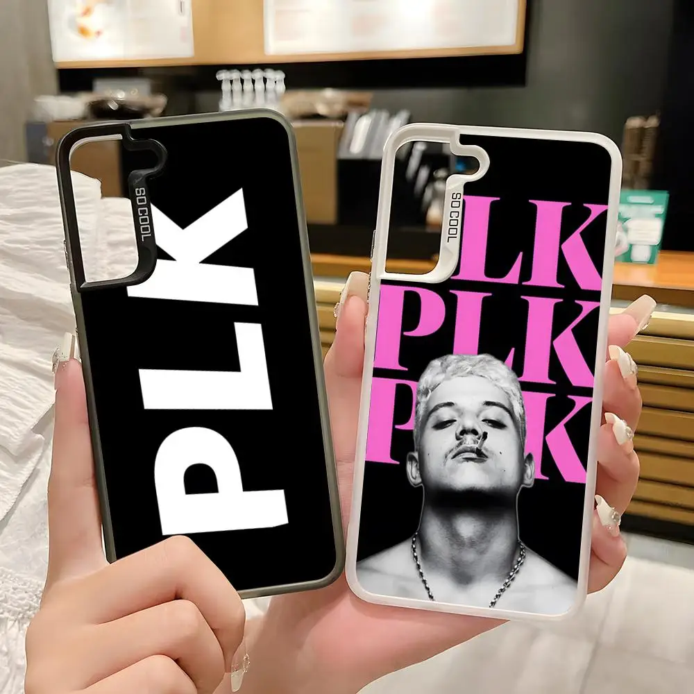 PLK French Rapper Mathieu Phone Case For Samsung A57 A37 A17 A15 A35 A33 A34 A51 A52 A53 A05 Silver White Mobile Case