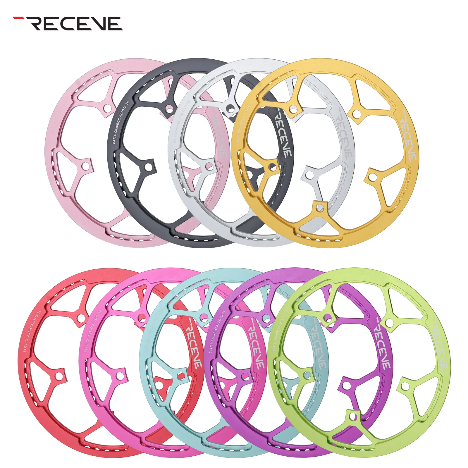 Plateau de chaîne pliable pour vélo 130 BCD 50/52/54T, plateaux de chaîne étroits et larges pour cyclisme avec plaque de protection