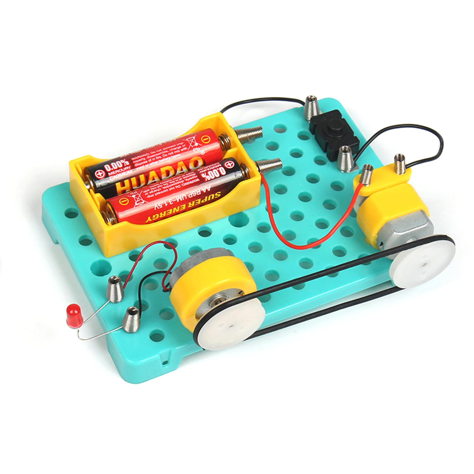 Pulley combination generator Motor mini Electric Generator Wheel model assembled children's scientific experiment physical toy