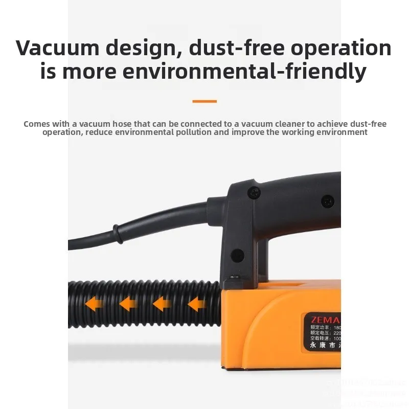 Electric wall planer, wall shovel machine, putty  peeling and  shovel white ashl planer, dust-free wall planer