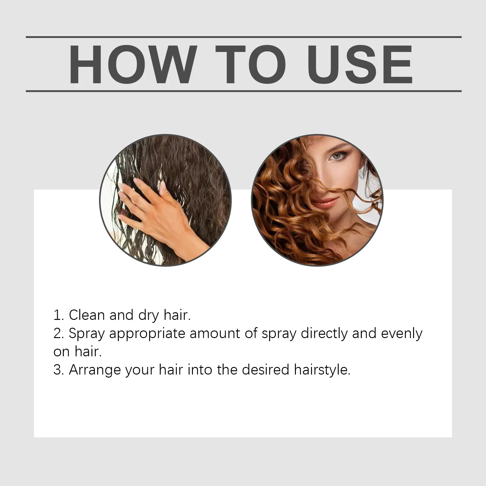 

East Moon Sea Salt Hair Volumizing Spray Improve Texture Strong Hold Wave Thickness Non Greasy Modeling Curly Hair Styling Oils