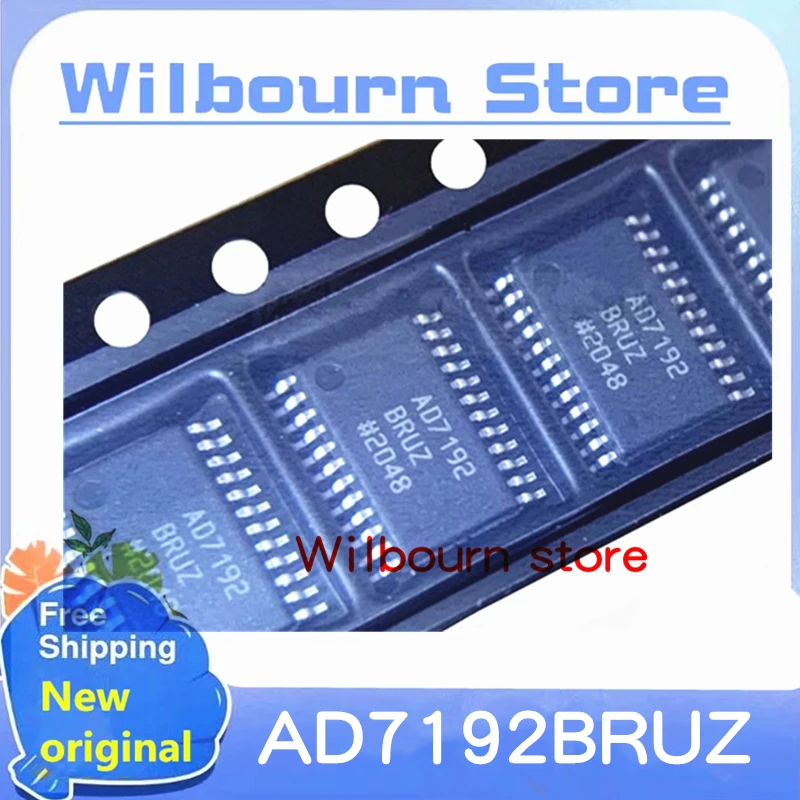 2PCS~10pcs/lot AD7192BRUZ AD7192BRU AD7192 TSSOP24 New original In stock