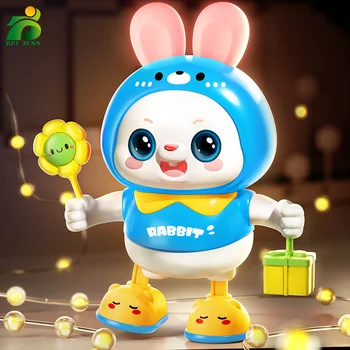 Children Musical Rabbit Sensory Musical Instruments Kids Activity Development Educational Toys For 3 Years Baby Birthday Gifts