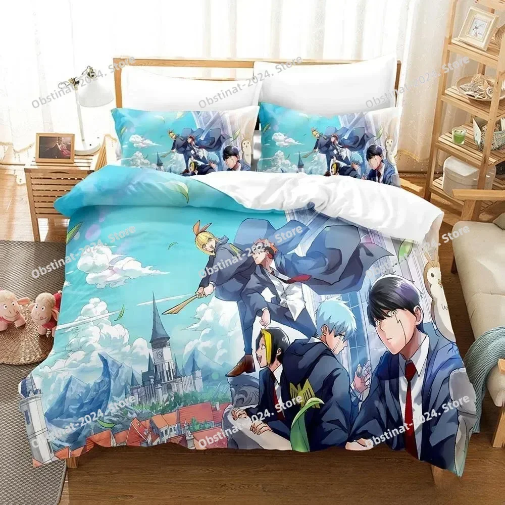New 3D Anime Mashle Magic and Muscles Bedding Set Single Twin Full Queen King Size Bed Set Adult Kid Bedroom Duvet cover Sets