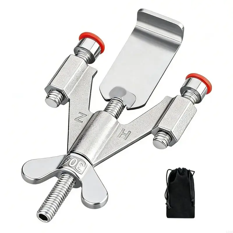  Modern Rustproof Metal Door Stop Easy to Install without Tool Suitable for All Floor Types Quiet & Secure Design