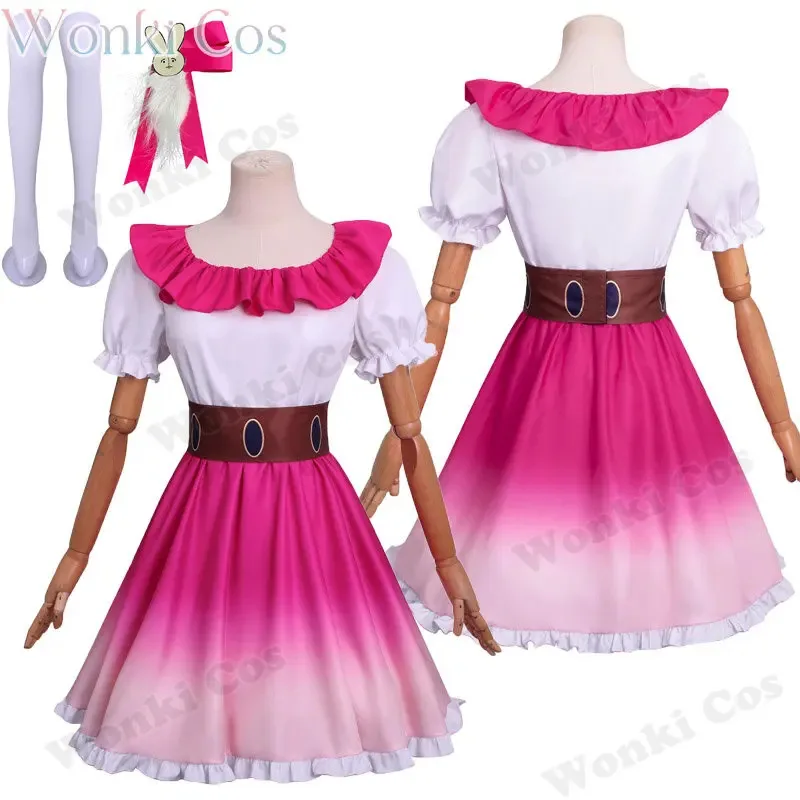 

Костюм для косплея Candy 2025Ai Hoshino, розовое платье, костюмы кролика на Хэллоуин, сценический идол, костюмы для выступлений