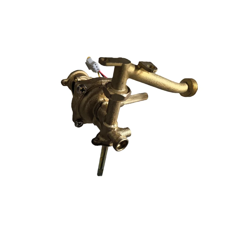 7-10L Gas Water Heater Parts assembly valve brass parts without left solenoid valve