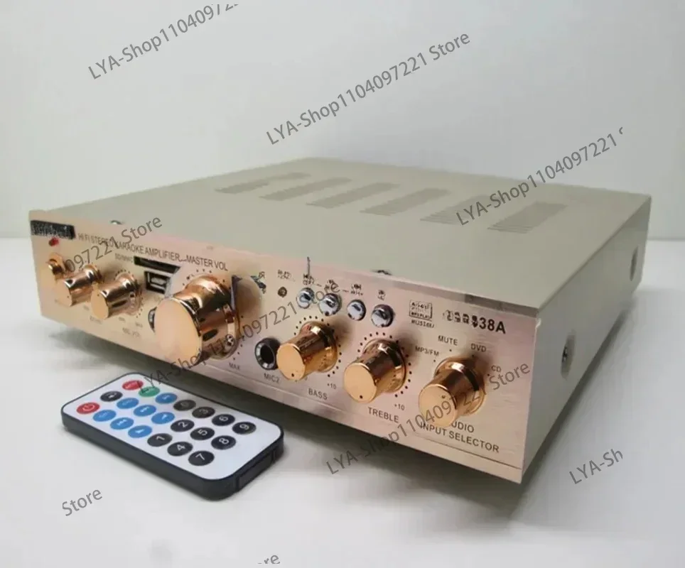 220V Power Amplifier High Power Home Audio HiFi Amplifier Fever Amplifier OK Computer Desktop Reverb