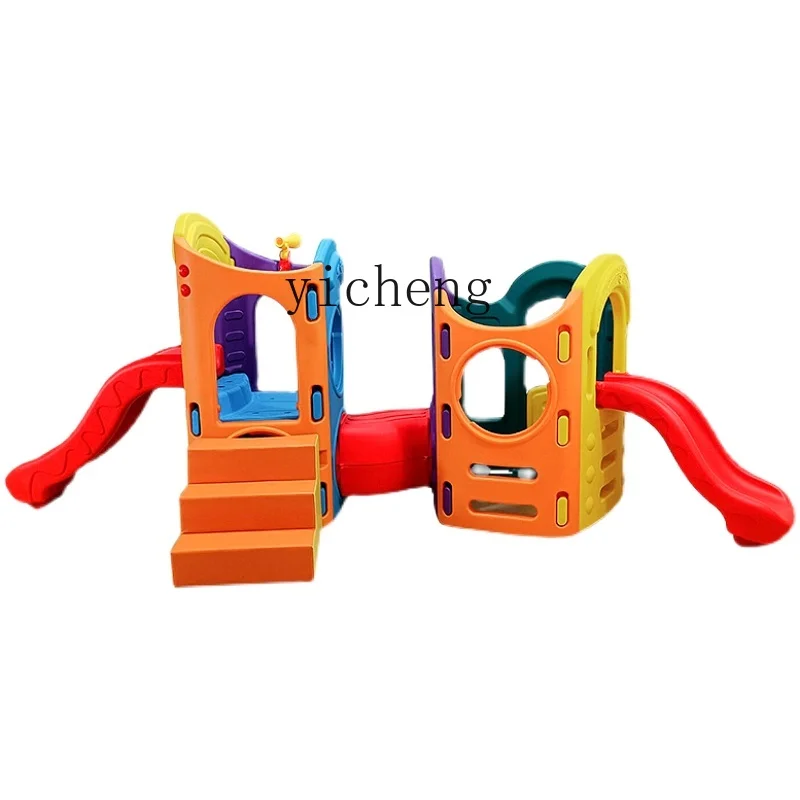 

Tqh Castle Slide Large Toy Kindergarten Equipment Children's Indoor Outdoor Home Playground Little Prodigy Slide