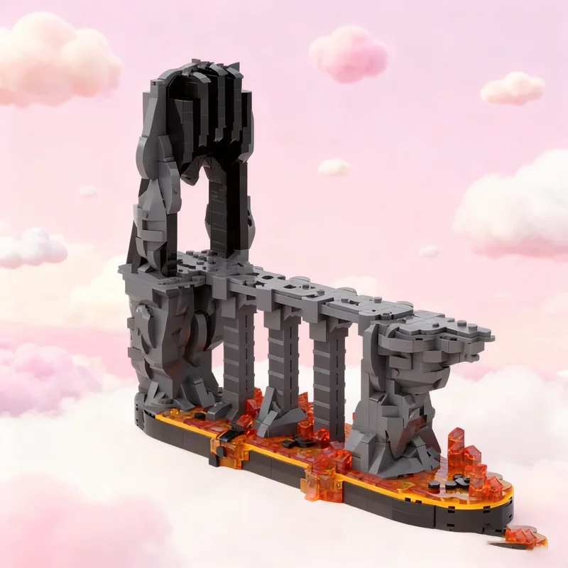 1864 piezas MOC El Anillo del Destino (Mount Doom) Bloques de Construcción Modelo Juguete DIY Idea Creativa Educativa Regalo Festivo Ladrillos