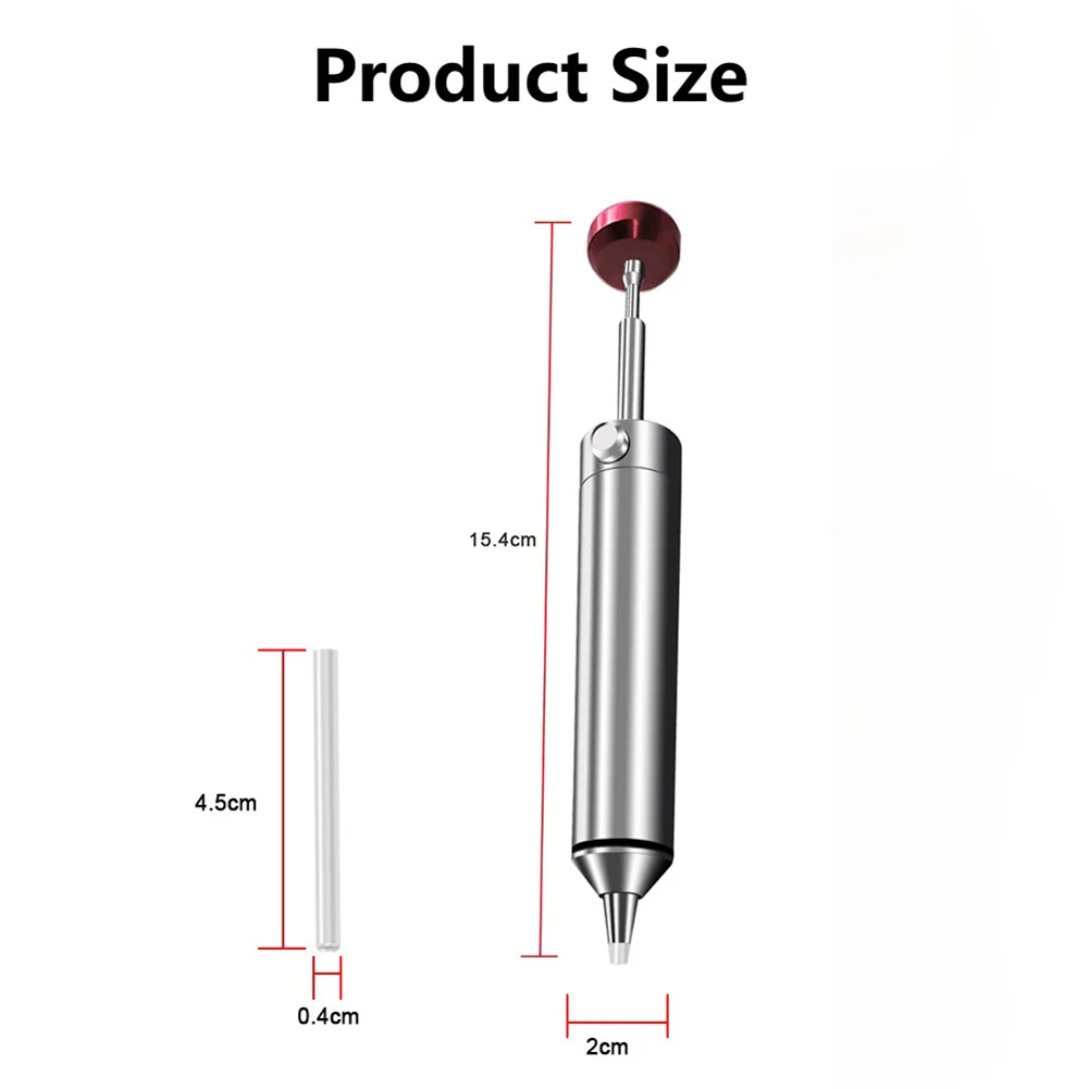 실리콘 깍지 장착 휴대용 납땜 제거 펌프, PCB 및 전자 부품에서 효율적인 납땜 제거