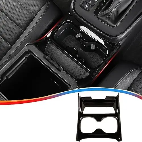 

CR-V 2023-2026 ABS Black Console Cup Holder Trim - Sport Interior Upgrade (1PC)