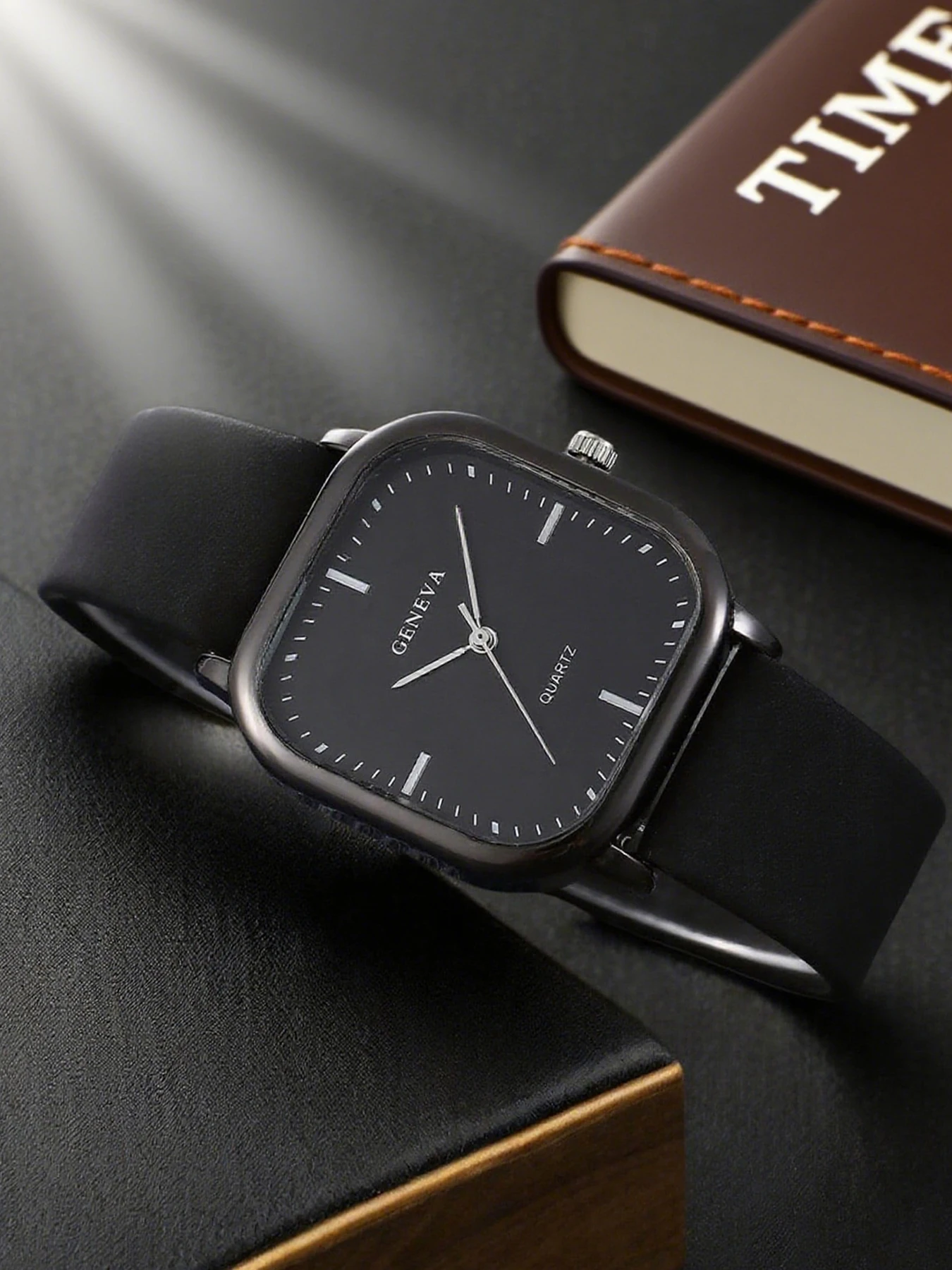 Simple Belt Style Square Men's Watch Men's Watch Quartz Watch