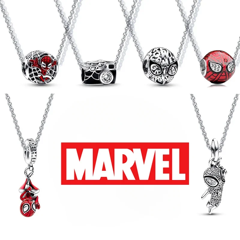 Серия Super-heros, ожерелье «Человек-mans», мультяшная фигурка, подвесной браслет «сделай сам», с цепочкой, аксессуары, цепочки для свитера, подарки