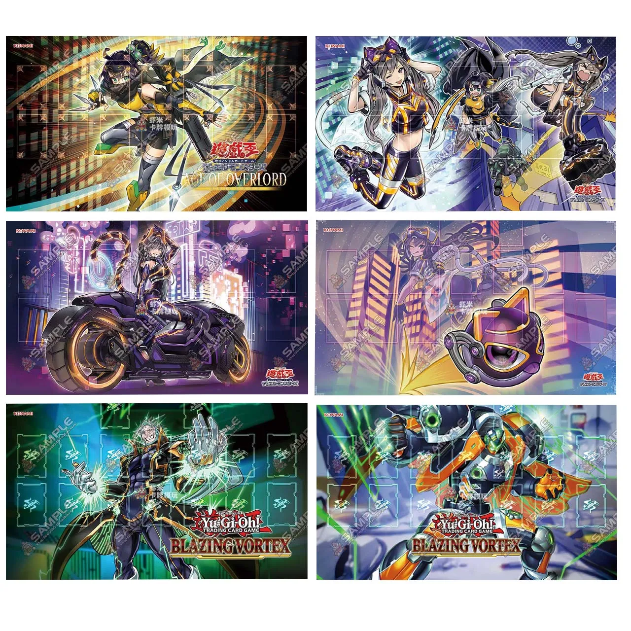 

S-Force Series Yu-Gi-Oh! Single Playmat 600x350mm SP Little Knight IP Maskerena Anime Cartoon Rubber Board Game Mat Toy Gifts