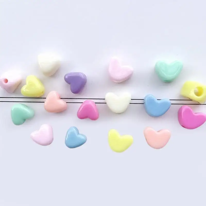 

P9FE ремесленные бусины для волос для детей и девочек, красочные свободные бусины с отверстием для плетения для кос и в проектах