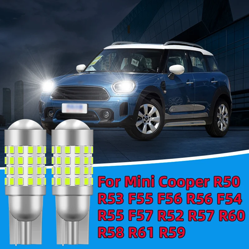 

2PCS For Mini Cooper R50 R53 F55 F56 R56 F54 R55 F57 R52 R57 R60 R58 R61 R59 Clearance Lights Car T10 Led position Signal Lamp