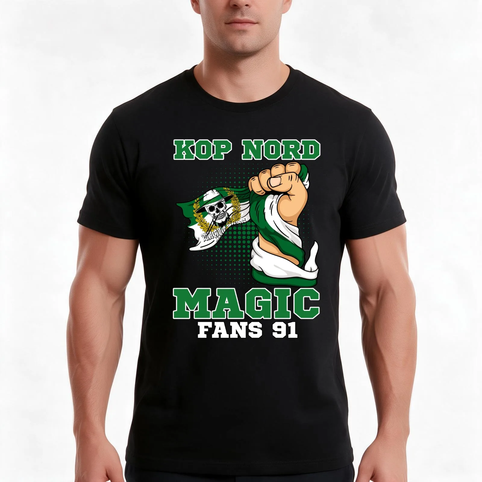 ultras Magic Fans T-Shirt Summer Casual Cotton Tee Oversized Streetwear Tops Vintage Graphic Print Loose Fit Short Sleeve